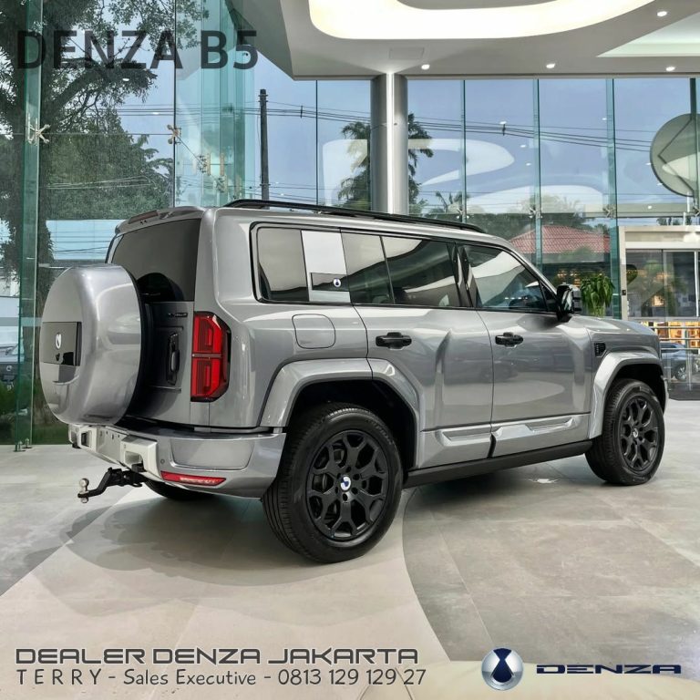 New Denza B5 EV SUV Indonesia 2026 Silver 57a
