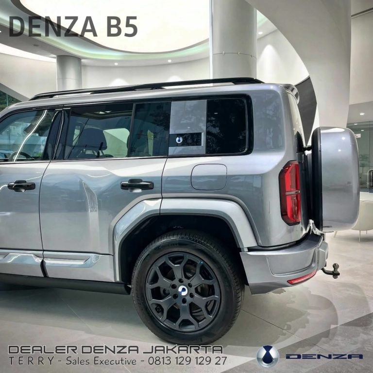 New Denza B5 EV SUV Indonesia 2026 Silver 57b